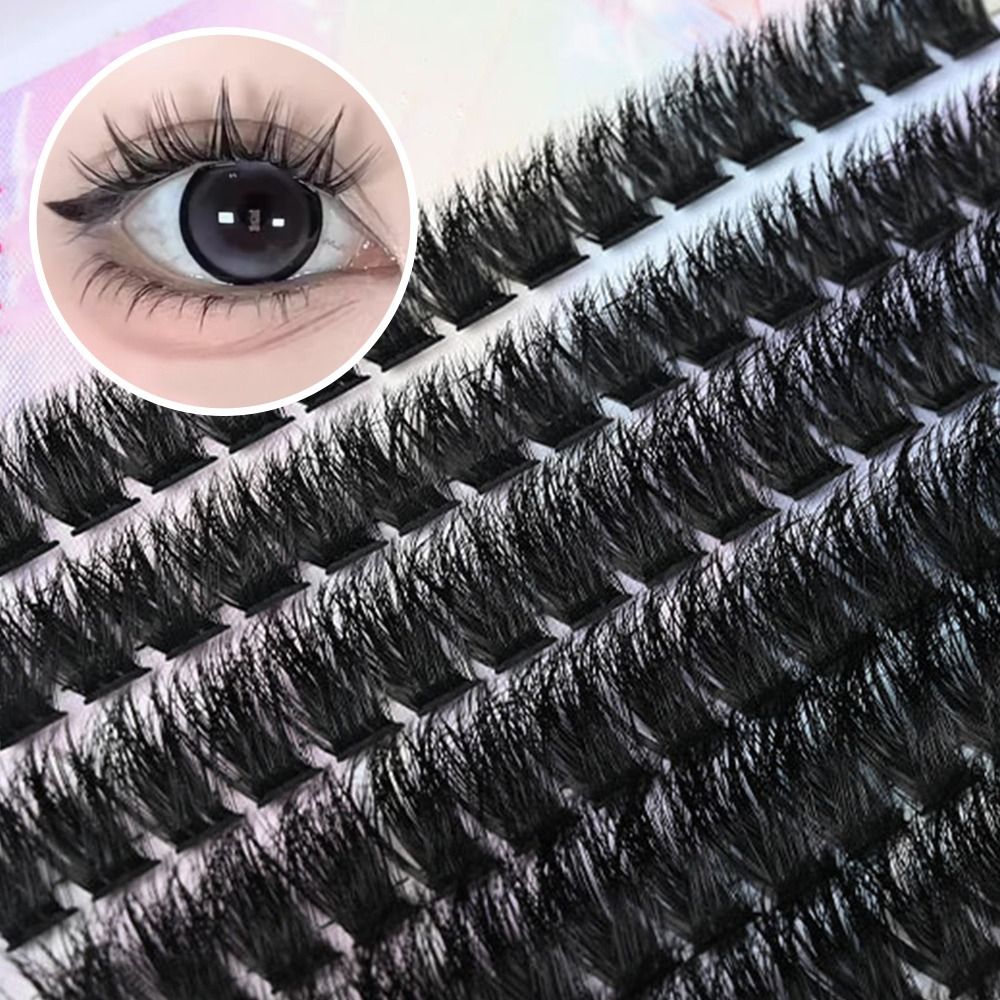 Eyelash Extension Wispy Look - Natürlich Aussehende Künstliche Wimpern Wispy-Style Cluster-Design