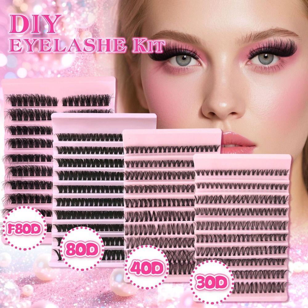 Eyelash Extension Wispy Look - Natürlich Aussehende Künstliche Wimpern Wispy-Style Bond