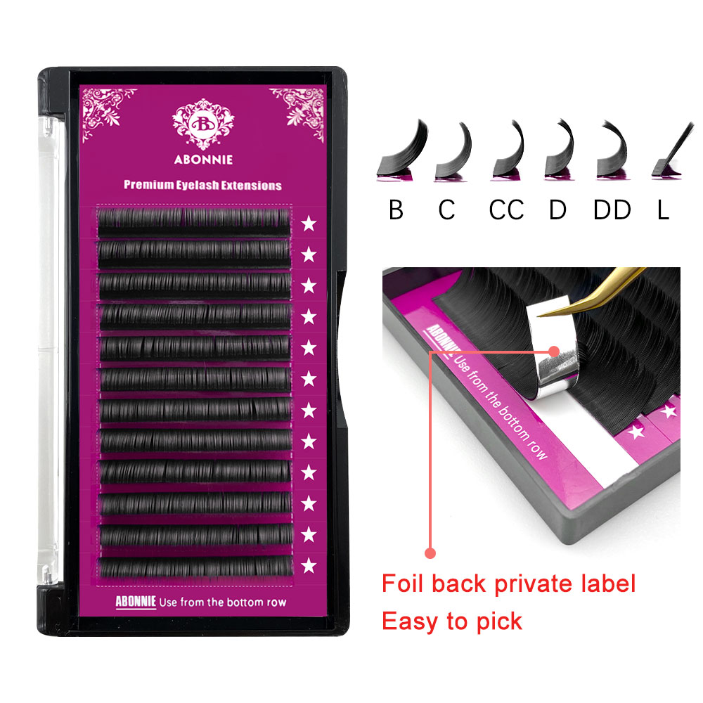 Eyelash Extension Natural Classic - Abonnie B Curl 8–15 mm künstliche