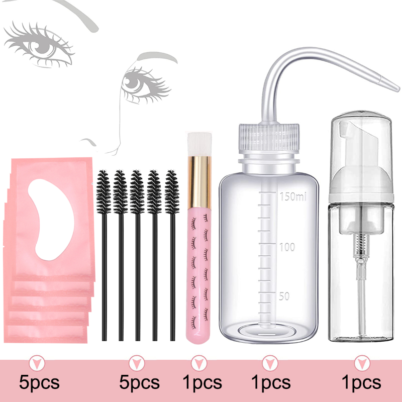 Eyelash Extension Eye Mask - 13Pcs Wimpern Verlängerung Reinigung Kit 5