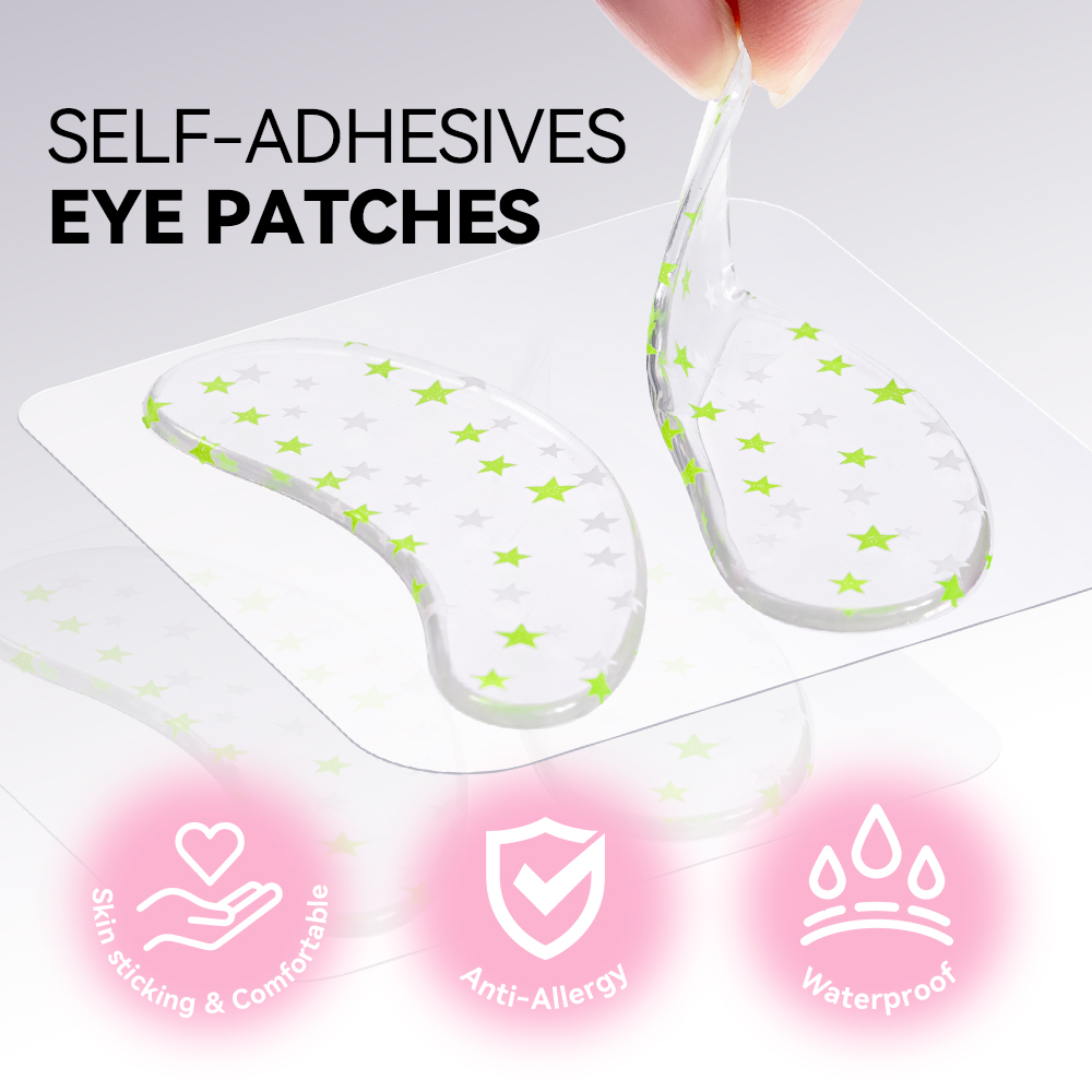 DAMMAN 1/5 Paar Silikon-Augenp – Eyelash Extension Eye Mask Bewertung und Preis