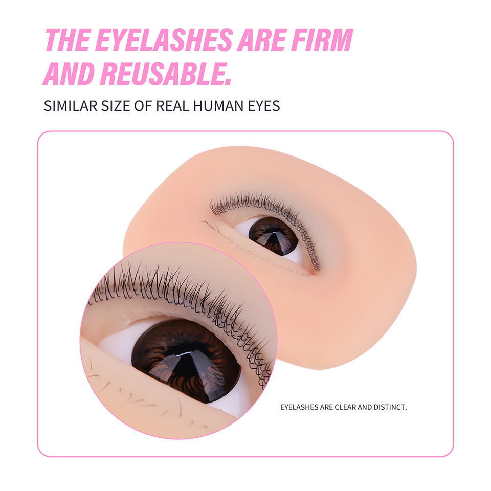 3-Schicht-Silikon-Augenmodell  – Eyelash Extension Natural Classic Bewertung und Preis