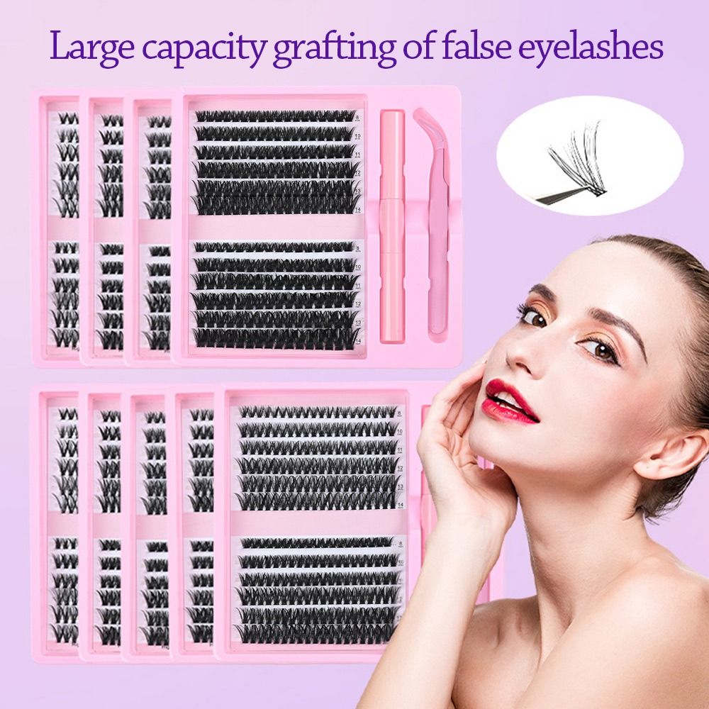 12 Reihen Natürlich Aussehende – Eyelash Extension Wispy Look Bewertung und Preis