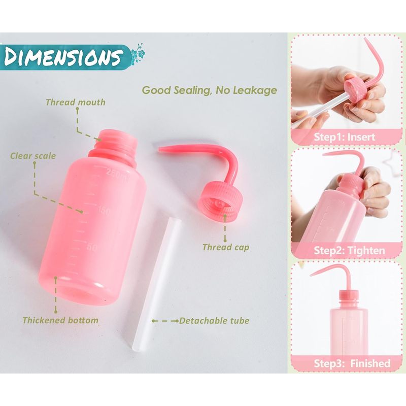 250ml Rosa Gebogene Mundspülfl – Eyelash Extension Japan Bewertung und Preis