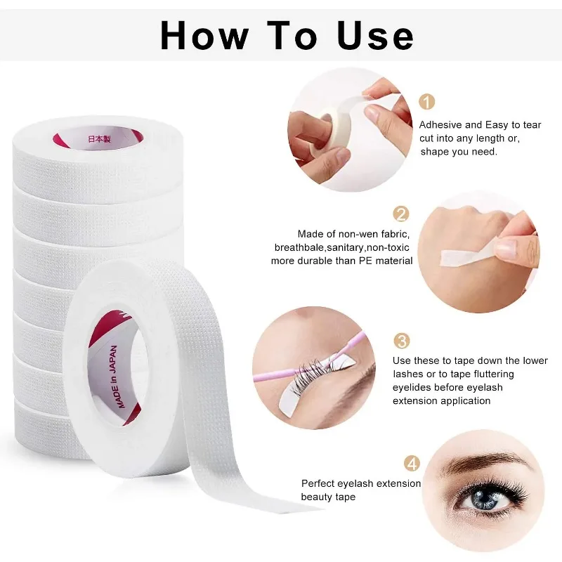 6 Rollen Japanisches Isolierba – Eyelash Extension Eye Mask Bewertung und Preis