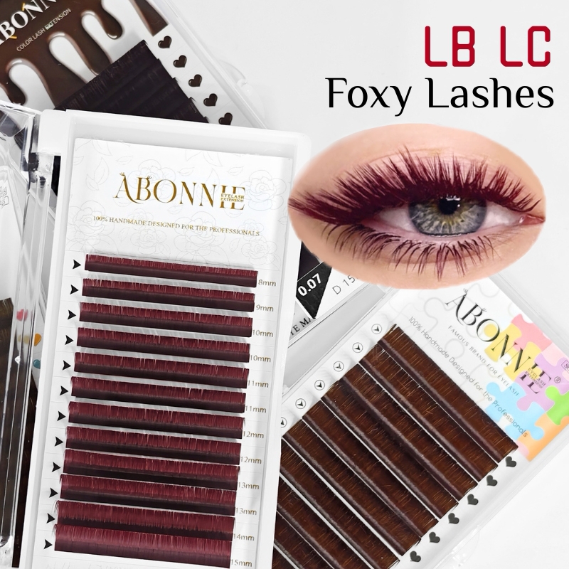 LB LC Burgunderrote Wimpern We – Eyelash Extension Natural Classic Bewertung und Preis