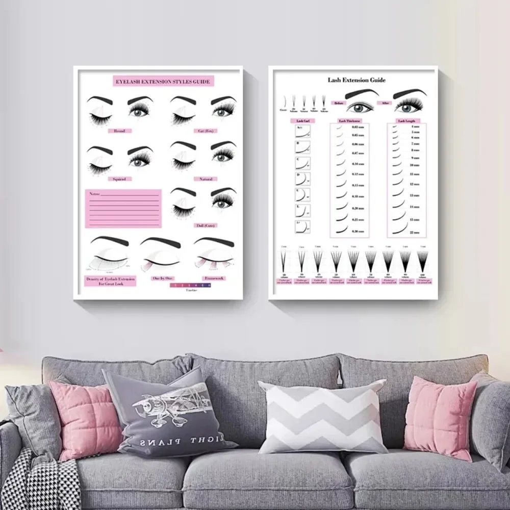 Leinwand Malerei HD Druck Wand – Eyelash Extension Single Lash Bewertung und Preis