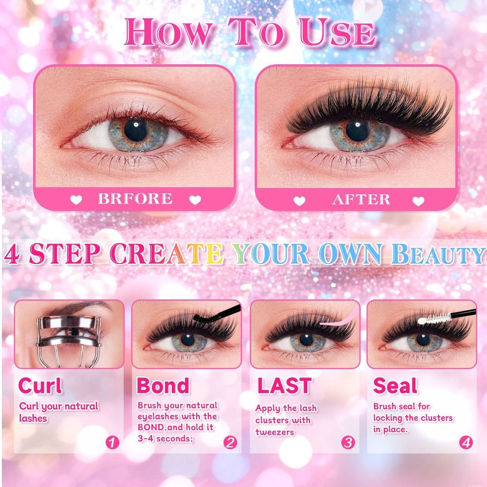 Natürlich Aussehende Künstlich – Eyelash Extension Wispy Look Bewertung und Preis