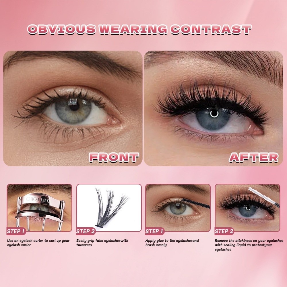 8-16mm Lange Künstliche Wimper – Eyelash Extension Wispy Look Bewertung und Preis