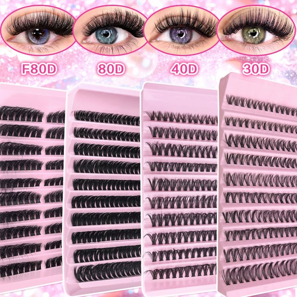 9-16mm Lange Falsche Wimpern 3 – Eyelash Extension Wispy Look Bewertung und Preis