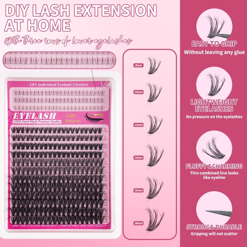 8-18mm Lange Künstliche Wimper – Eyelash Extension Wispy Look Bewertung und Preis